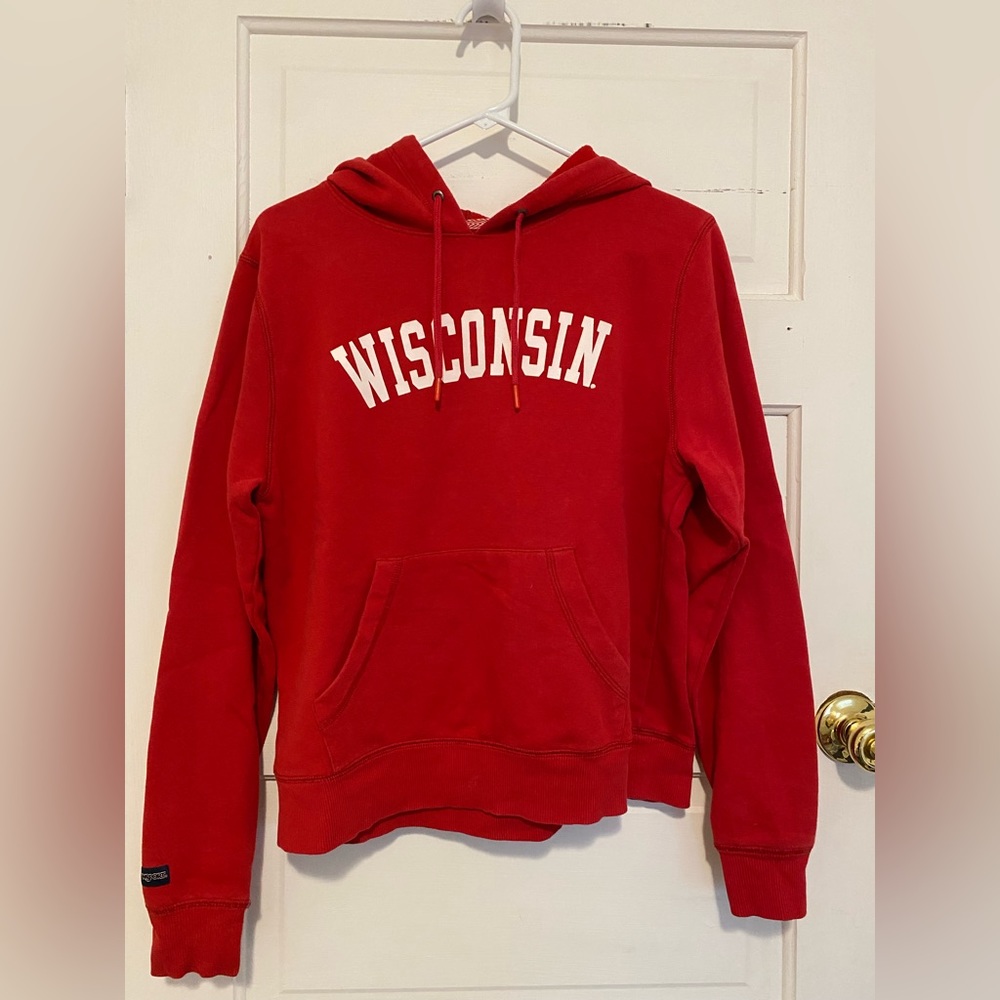 Red Jansport Wisconsin Sweatshirt